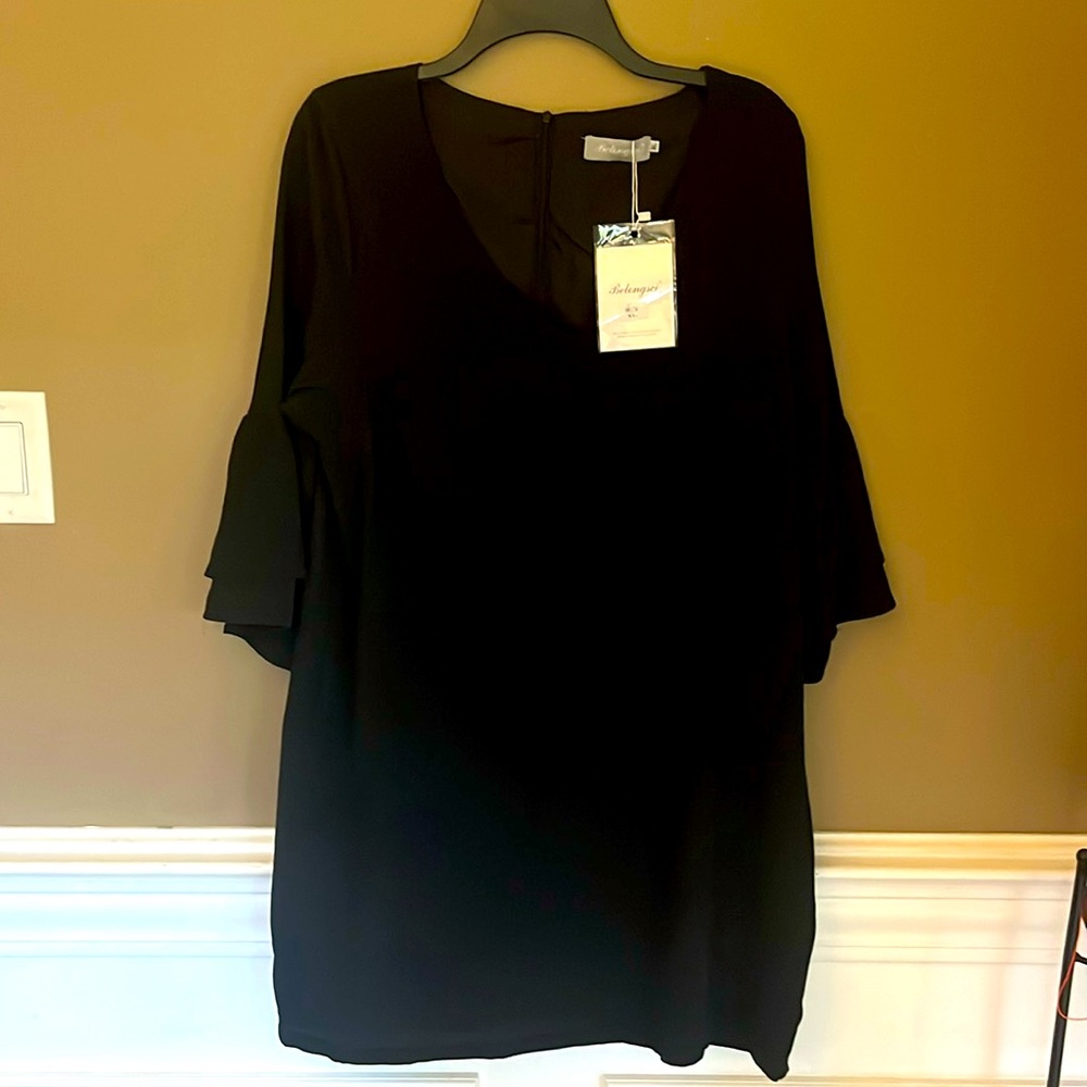 Belongsci Black Dress